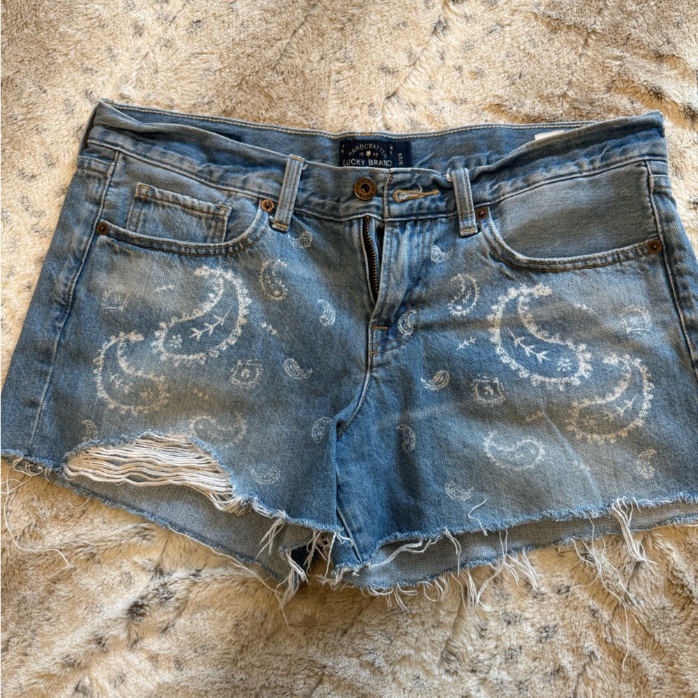 Lucky Brand denim low rise, denim shorts